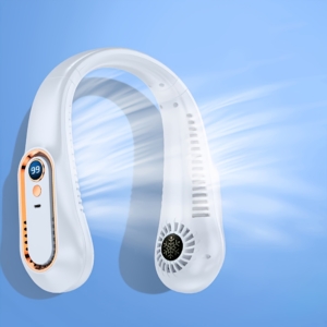 Compact Neck Fan, USB Rechargeable, Personal Mini Fan