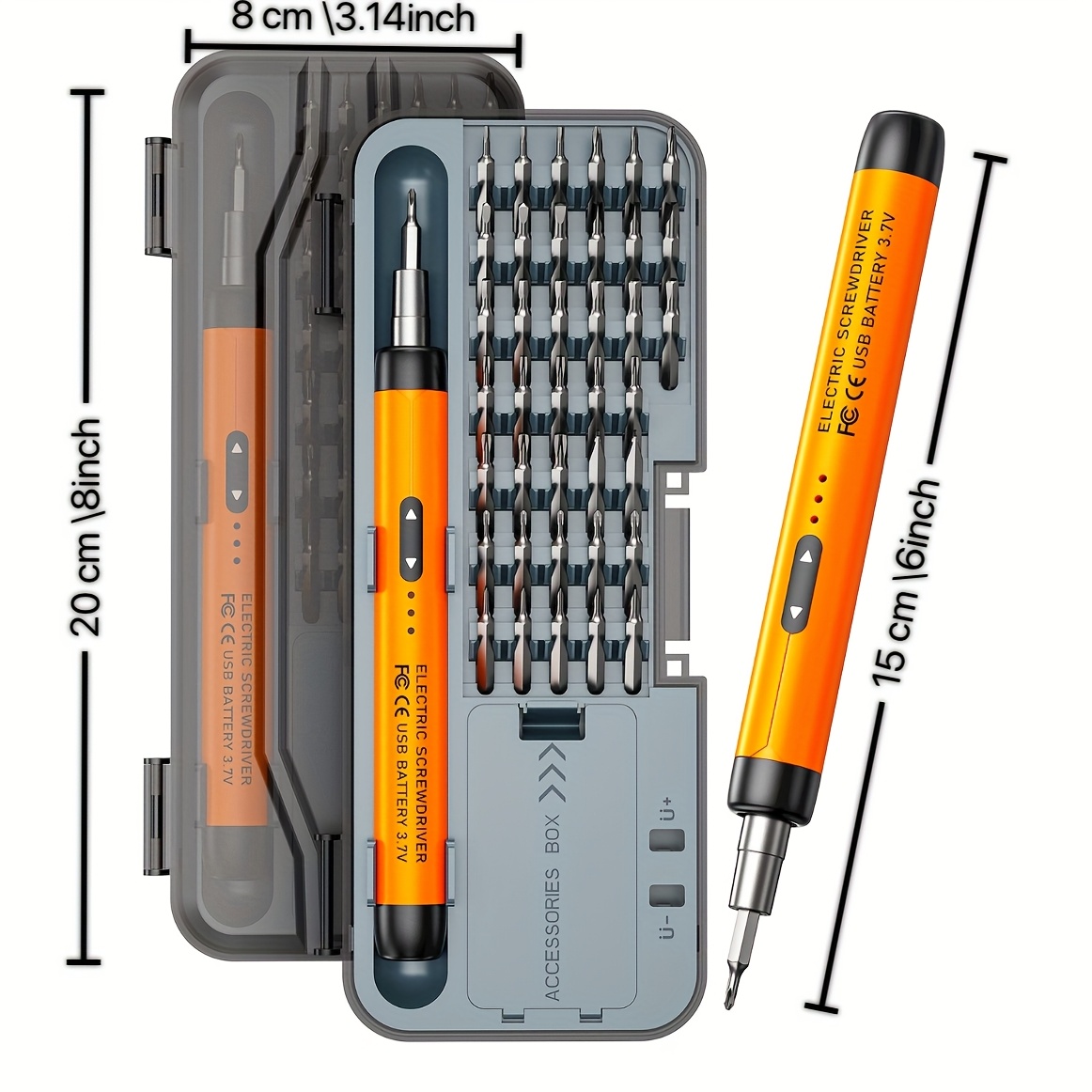 46-In-1 Electric Screwdriver Set, Quiet, Durable, Rechargeable Multifunctional Portable Tool Kit - Image 4