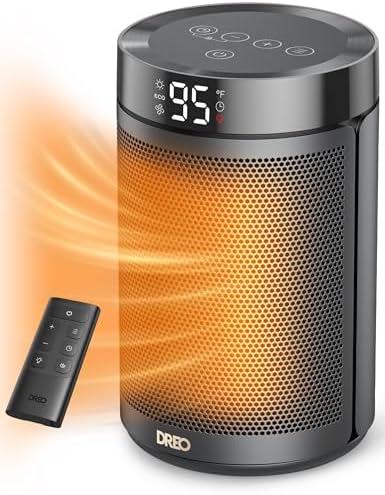 Portable Electric Heaters for Indoor Use with Thermostat, Digital Display