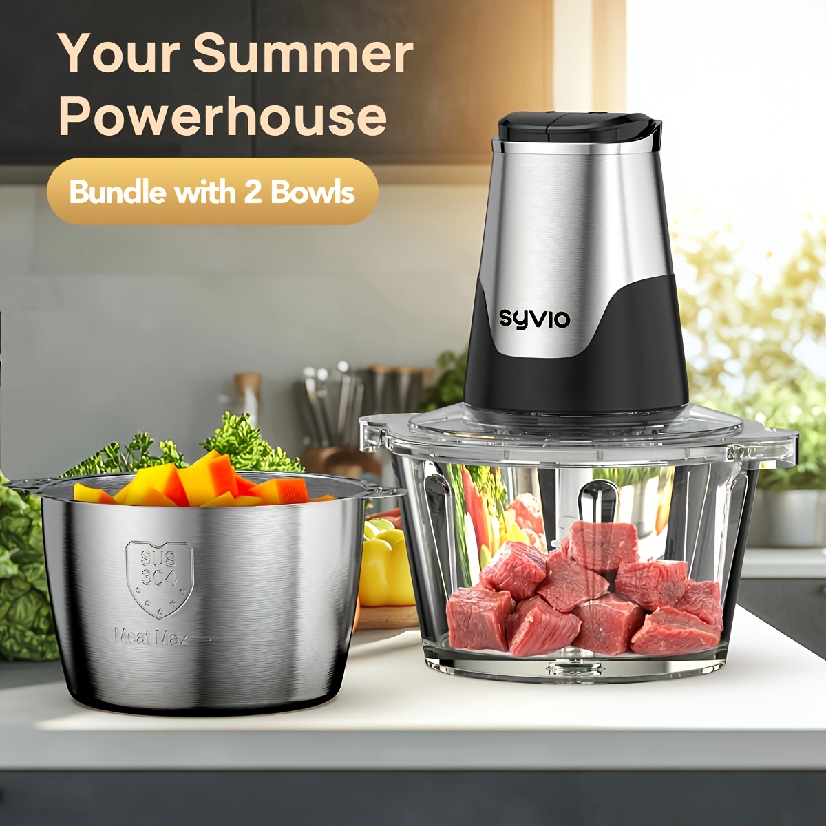 mULTIFUNCTION Food Processor And Meat Grinder Bundles