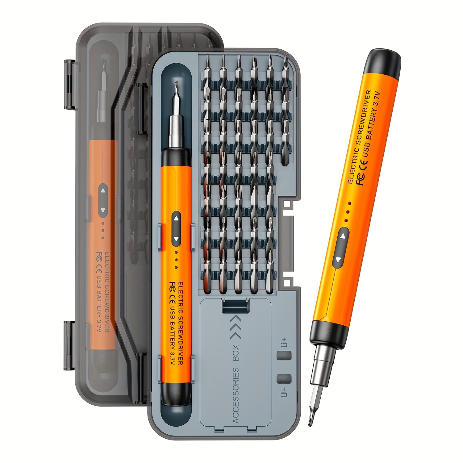 46-In-1 Electric Screwdriver Set, Quiet, Durable, Rechargeable Multifunctional Portable Tool Kit