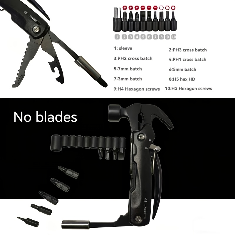 Upgraded 16-in-1 Multifunctional Mini Claw Hammer with Screwdriver Bits Is a Must-have - Image 5