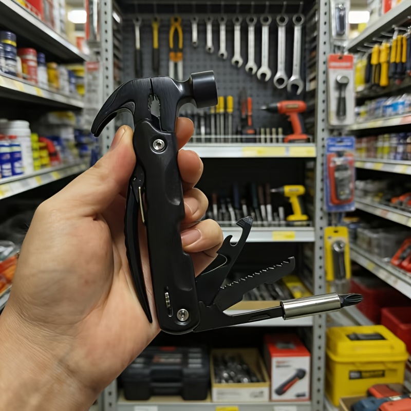 Upgraded 16-in-1 Multifunctional Mini Claw Hammer with Screwdriver Bits Is a Must-have - Image 9