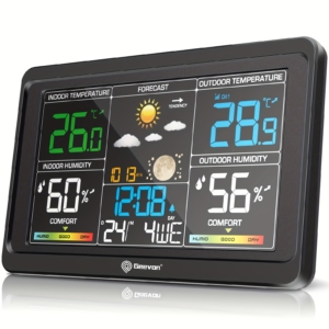 Geevon Weather Station Wireless Indoor Outdoor Thermometer