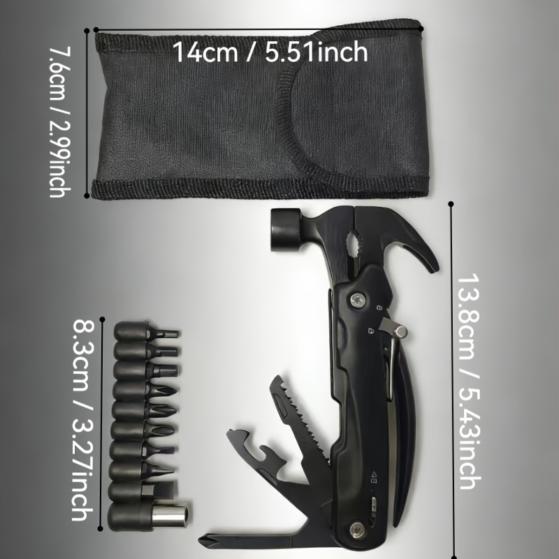 Upgraded 16-in-1 Multifunctional Mini Claw Hammer with Screwdriver Bits Is a Must-have - Image 3